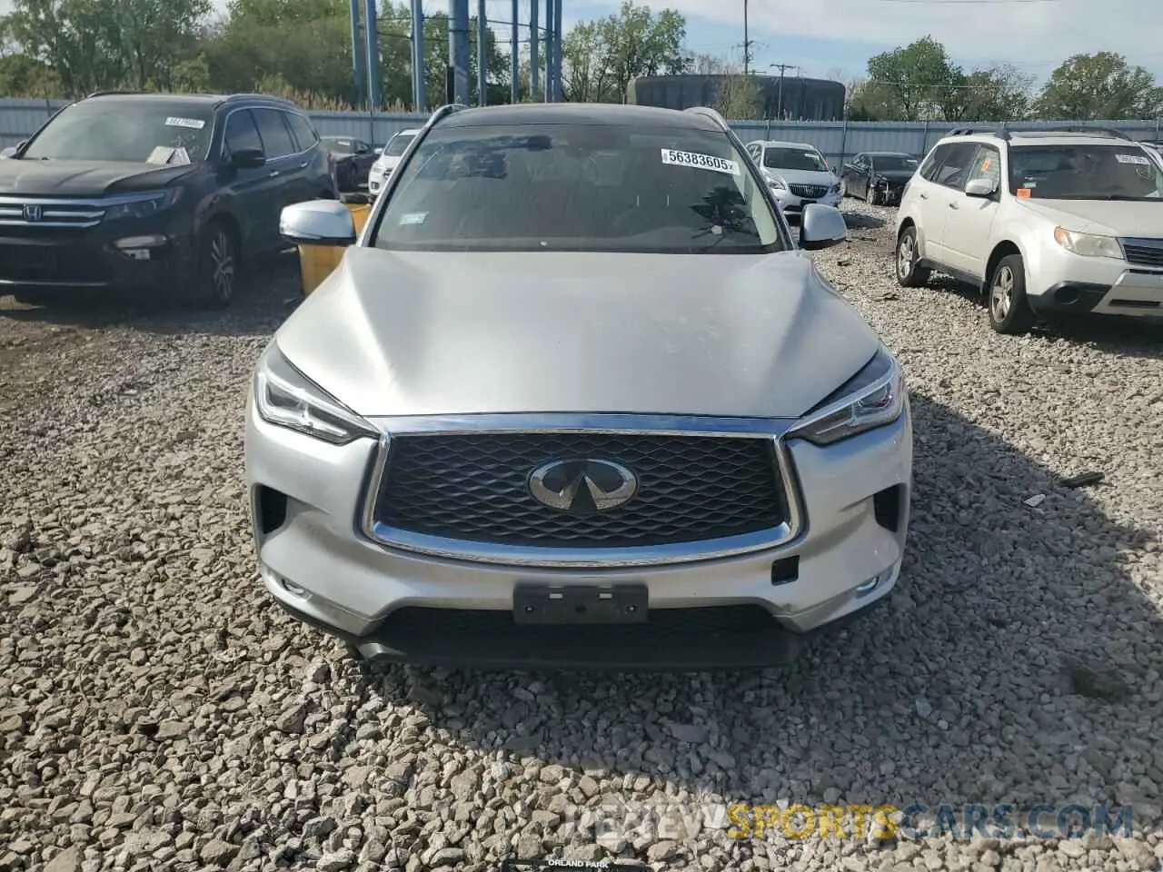 5 Фотография поврежденного автомобиля 3PCAJ5BA9MF106345 INFINITI QX50 2021