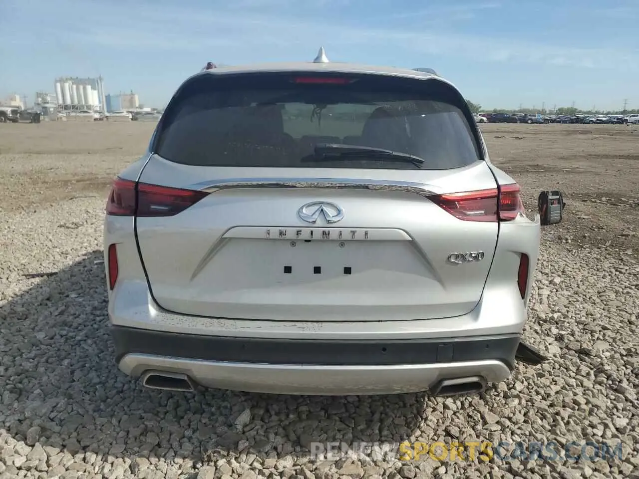 6 Фотография поврежденного автомобиля 3PCAJ5BA9MF106345 INFINITI QX50 2021