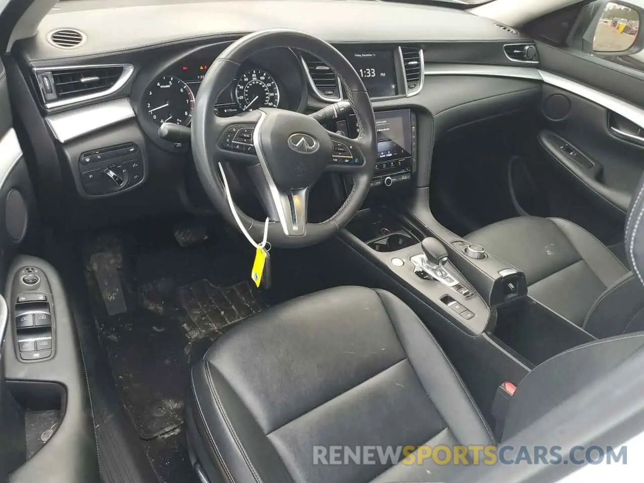 8 Photograph of a damaged car 3PCAJ5BAXMF107374 INFINITI QX50 2021
