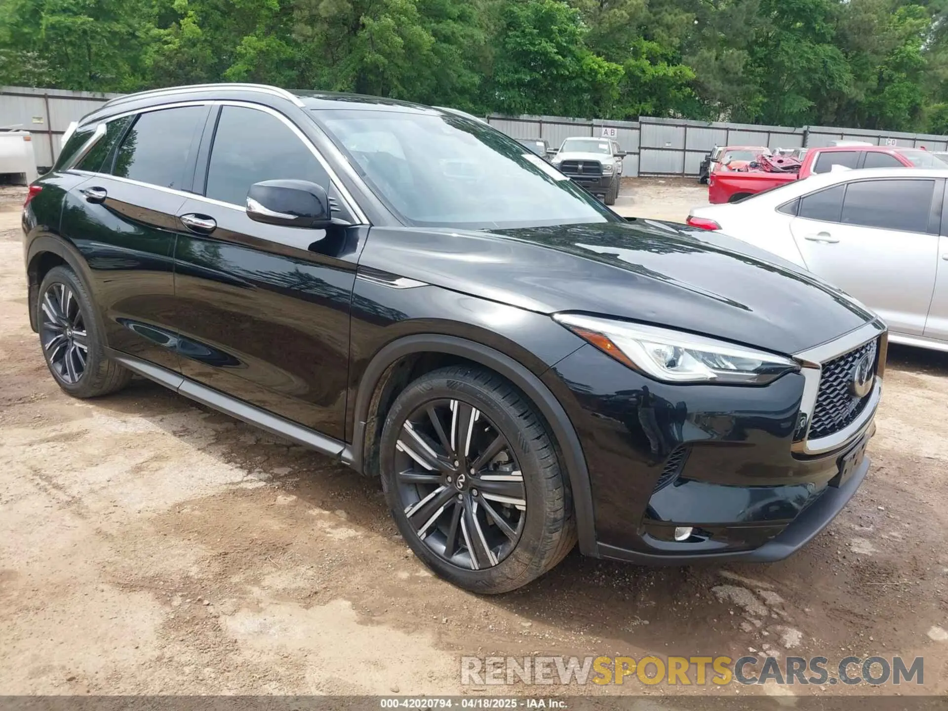 1 Фотография поврежденного автомобиля 3PCAJ5BAXMF125311 INFINITI QX50 2021