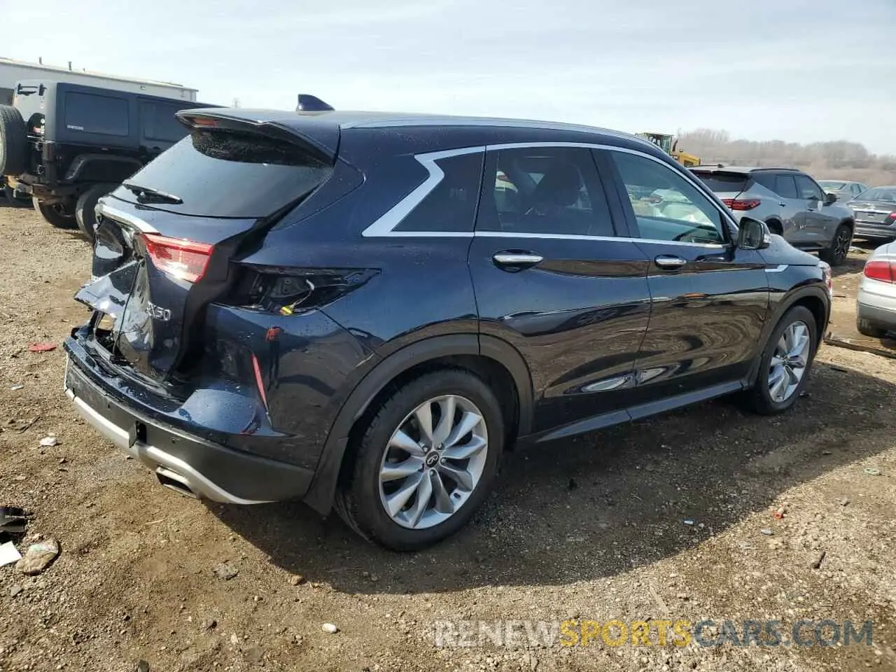 3 Фотография поврежденного автомобиля 3PCAJ5BB1MF107546 INFINITI QX50 2021