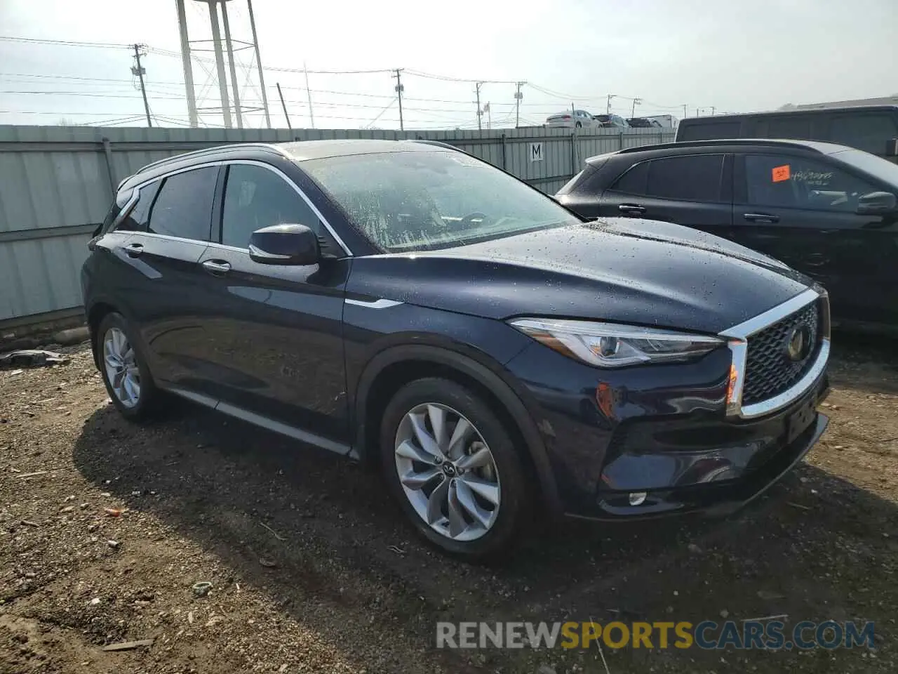 4 Фотография поврежденного автомобиля 3PCAJ5BB1MF107546 INFINITI QX50 2021