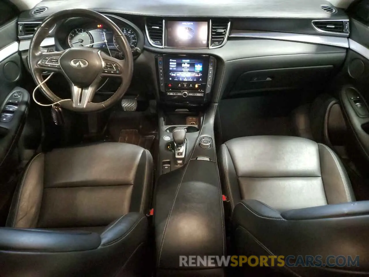 8 Photograph of a damaged car 3PCAJ5BB1MF109989 INFINITI QX50 2021