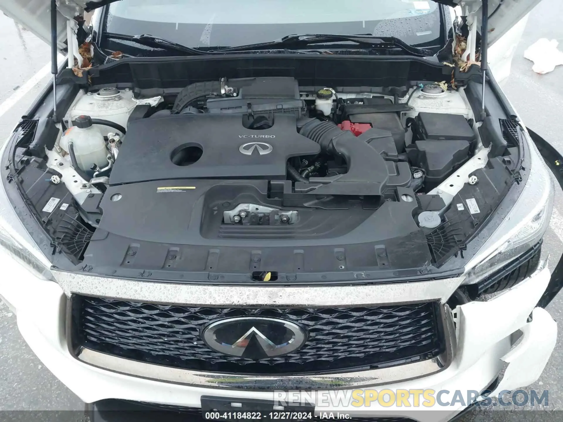 10 Photograph of a damaged car 3PCAJ5BB2MF112352 INFINITI QX50 2021