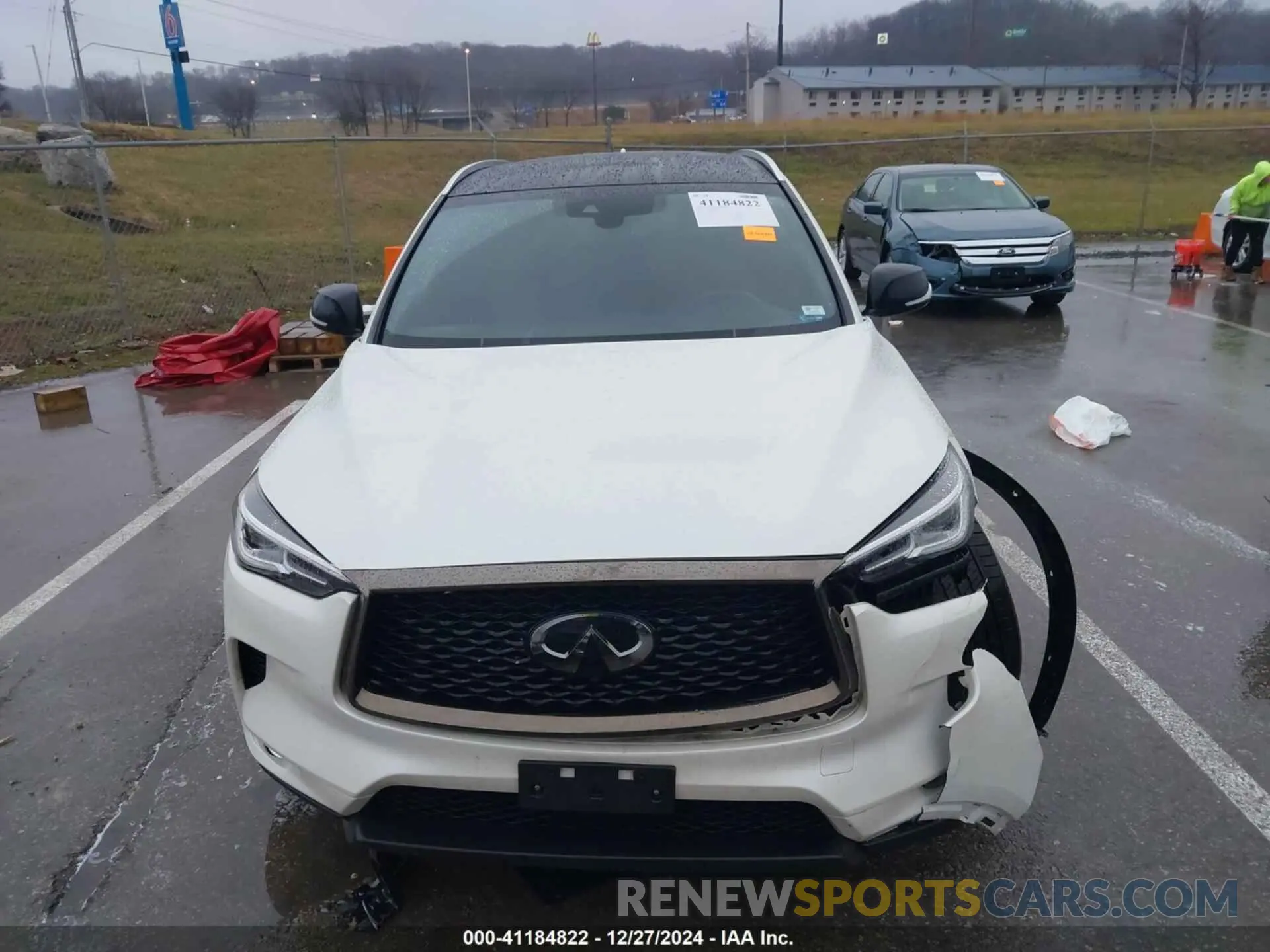 11 Photograph of a damaged car 3PCAJ5BB2MF112352 INFINITI QX50 2021