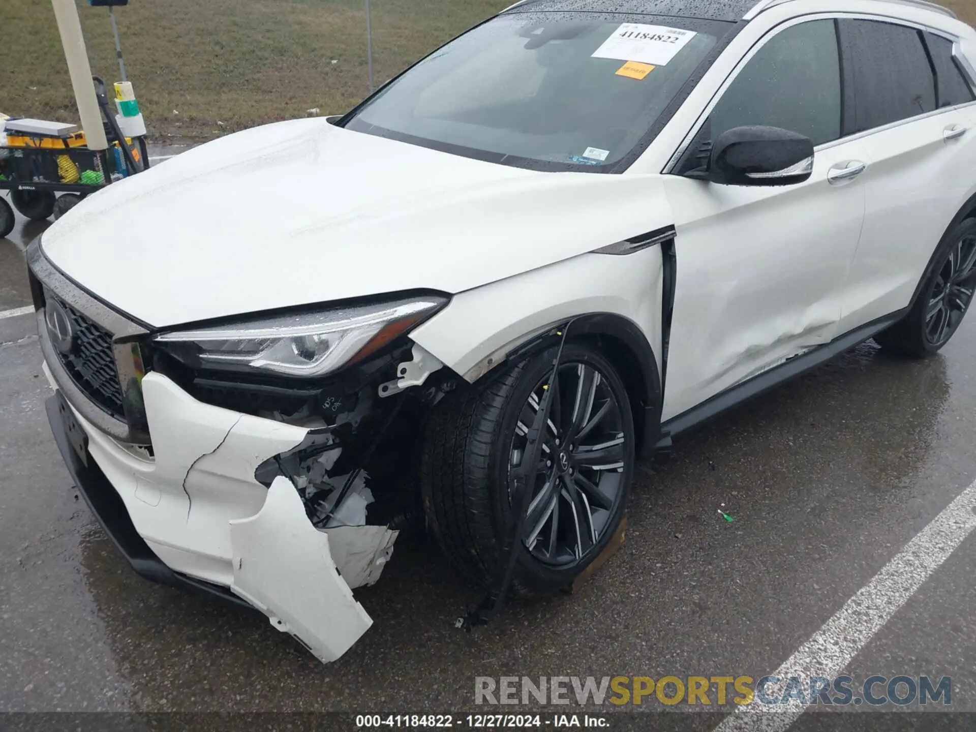 6 Photograph of a damaged car 3PCAJ5BB2MF112352 INFINITI QX50 2021