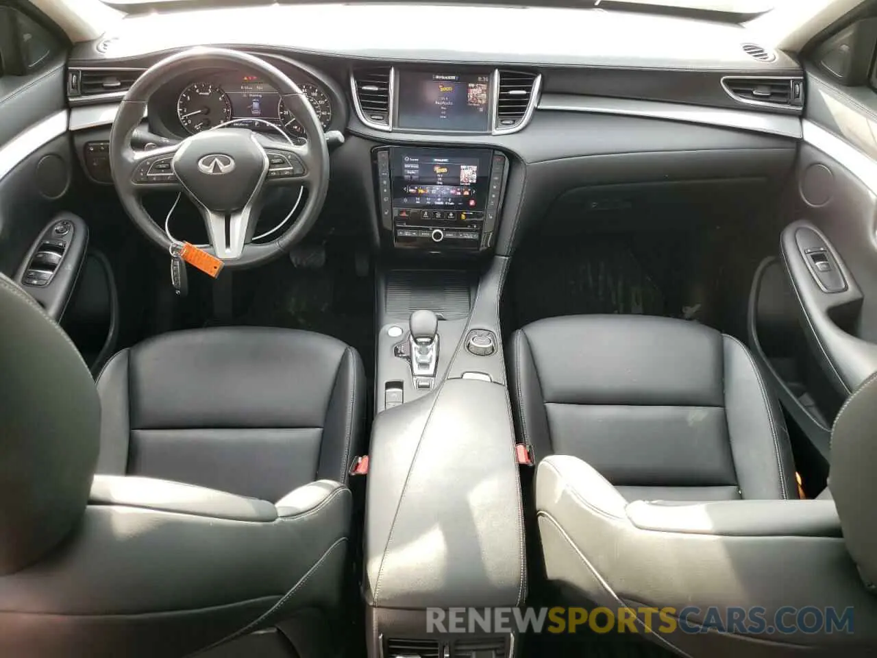 8 Photograph of a damaged car 3PCAJ5BB3MF114918 INFINITI QX50 2021