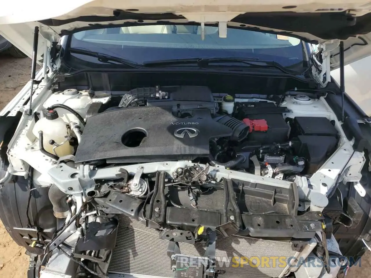 12 Photograph of a damaged car 3PCAJ5BB5MF125399 INFINITI QX50 2021