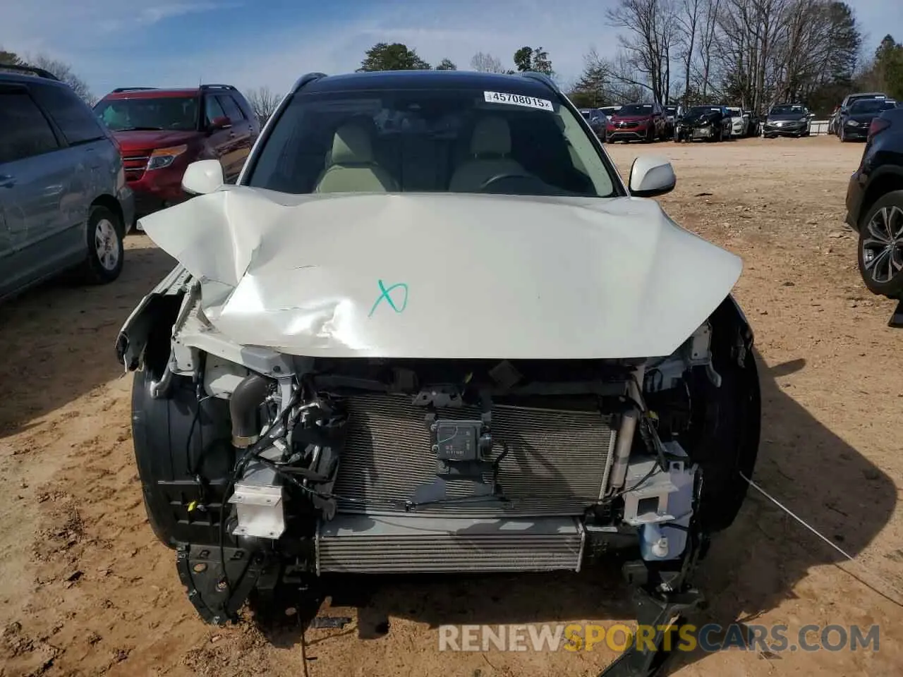 5 Photograph of a damaged car 3PCAJ5BB5MF125399 INFINITI QX50 2021