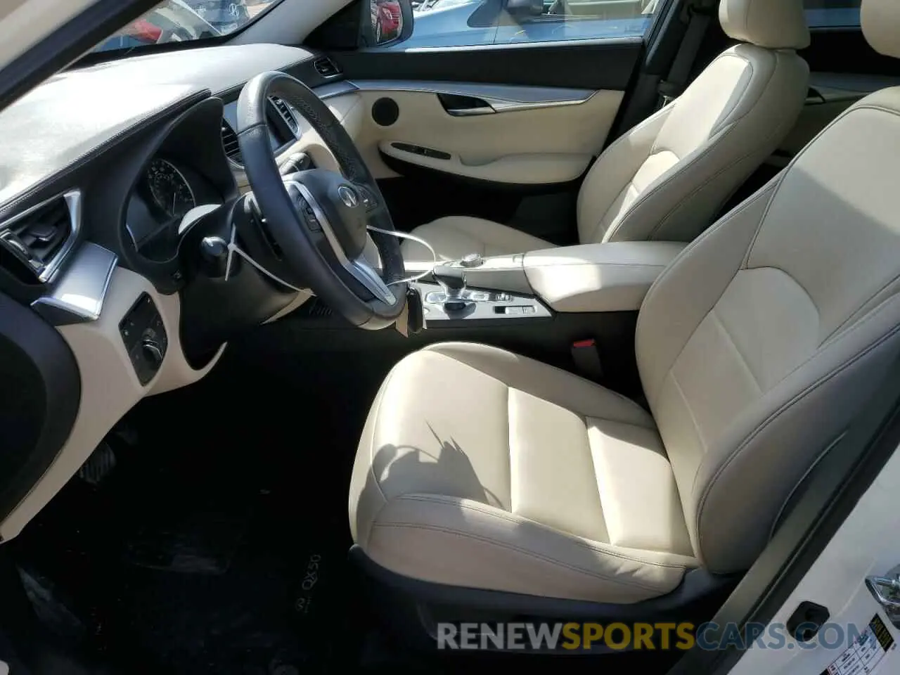 7 Photograph of a damaged car 3PCAJ5BB5MF125399 INFINITI QX50 2021