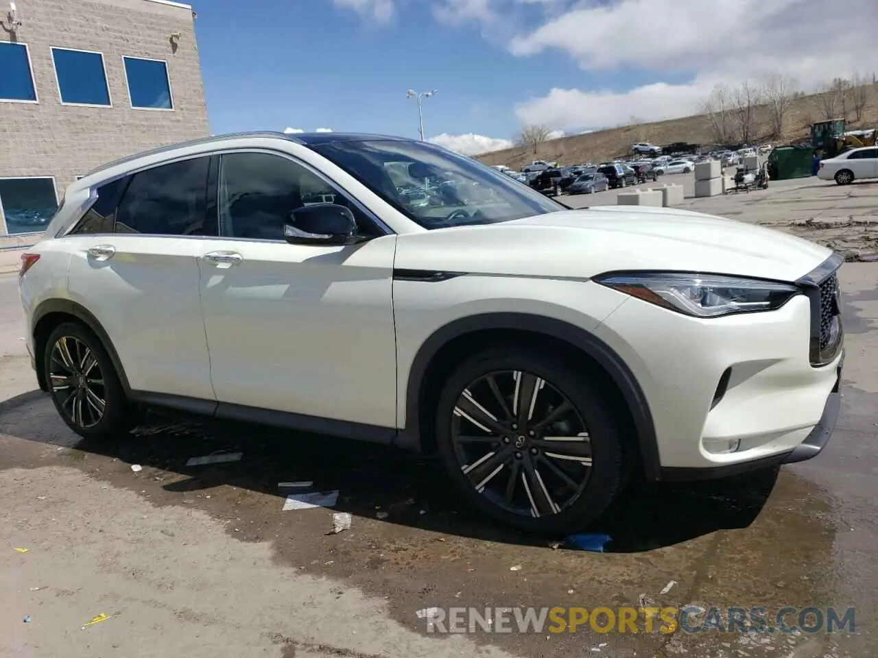 4 Фотография поврежденного автомобиля 3PCAJ5BB8MF102182 INFINITI QX50 2021