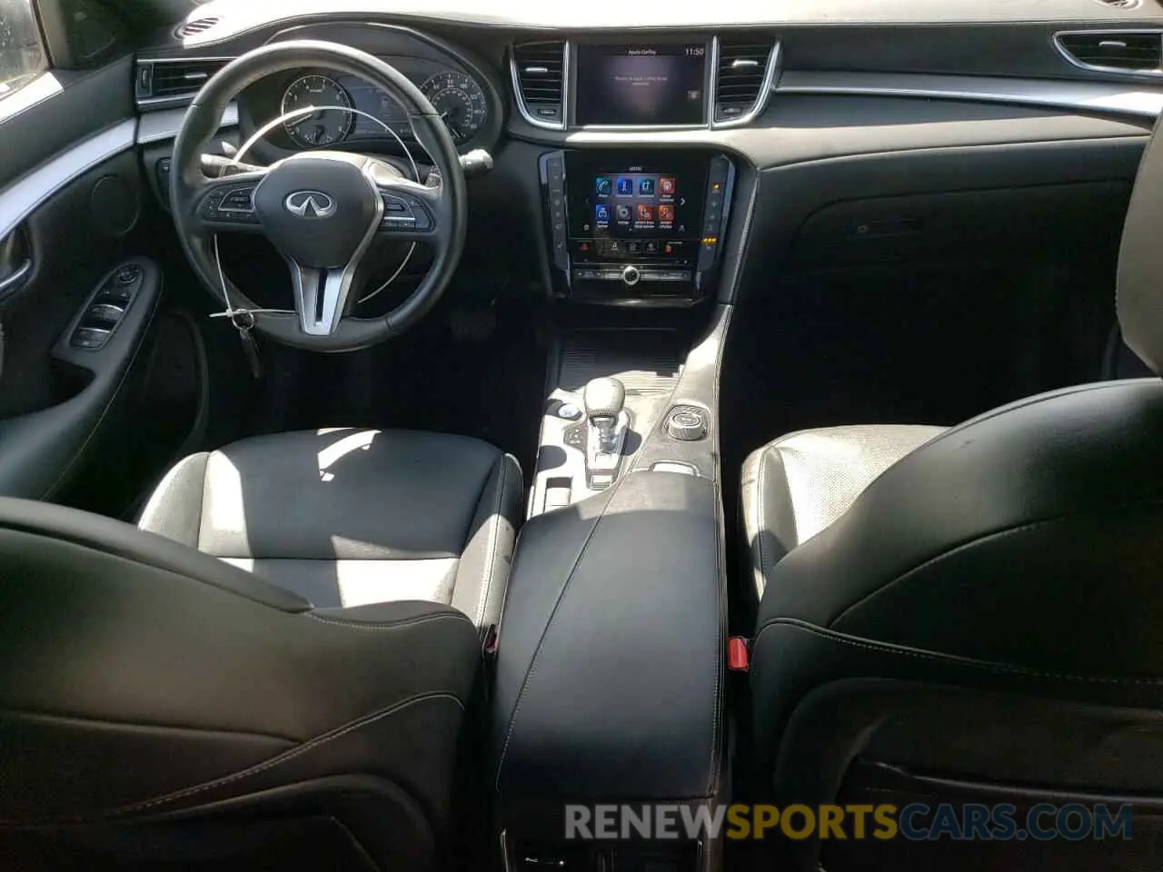 8 Фотография поврежденного автомобиля 3PCAJ5BB8MF102182 INFINITI QX50 2021