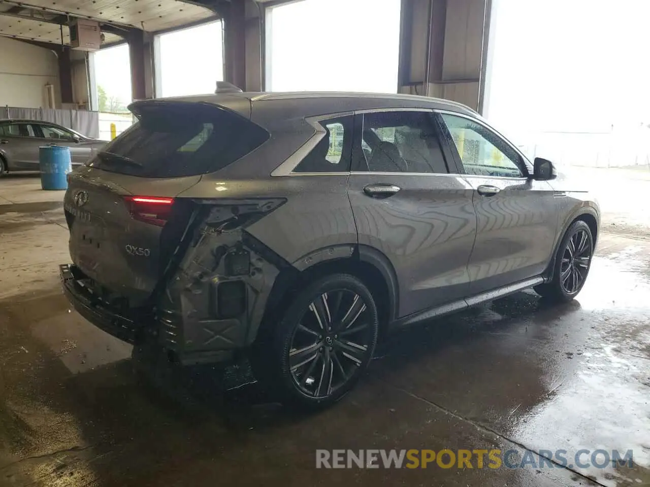 3 Фотография поврежденного автомобиля 3PCAJ5BBXMF104676 INFINITI QX50 2021