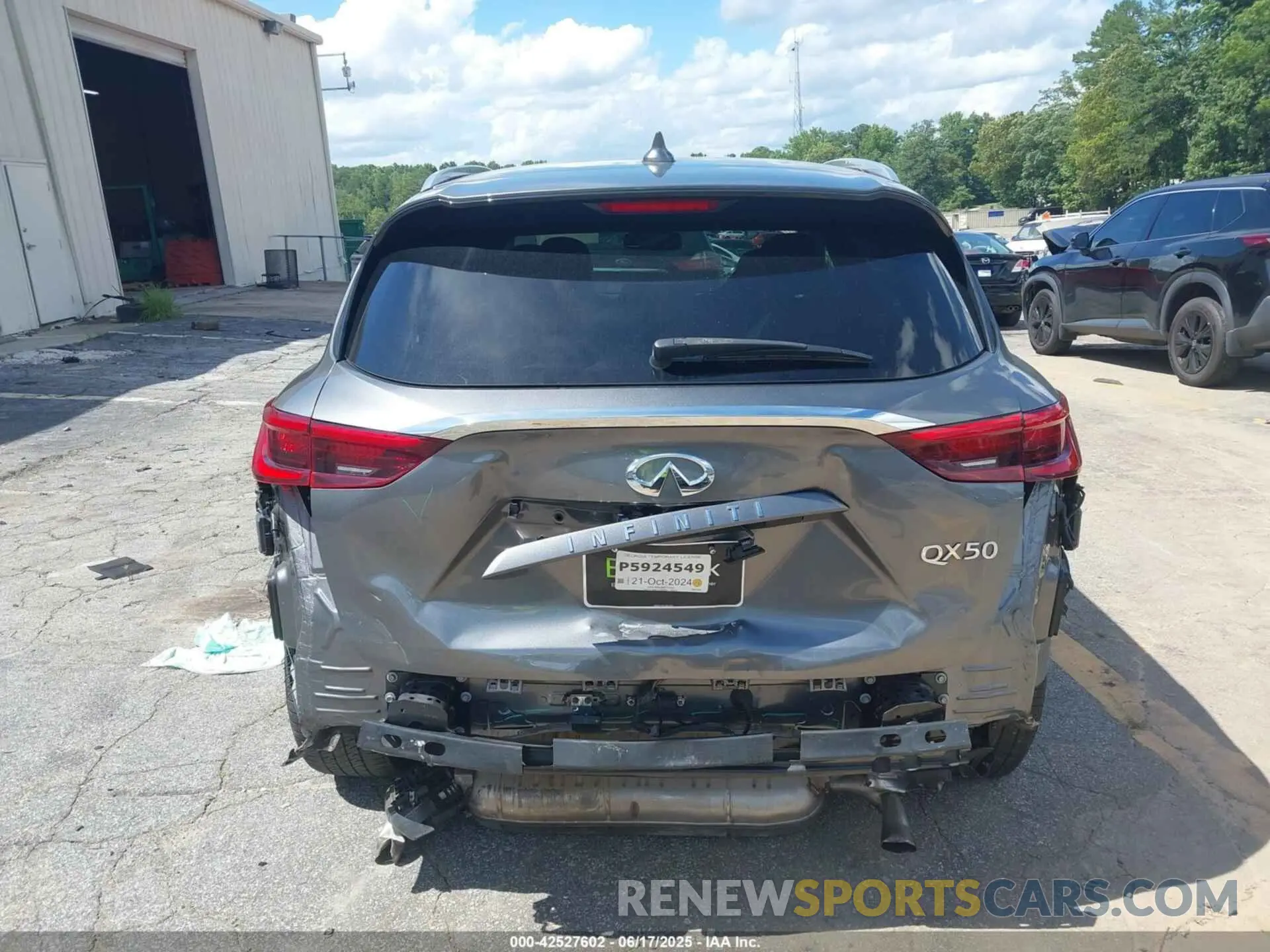 16 Фотография поврежденного автомобиля 3PCAJ5CA3MF115346 INFINITI QX50 2021