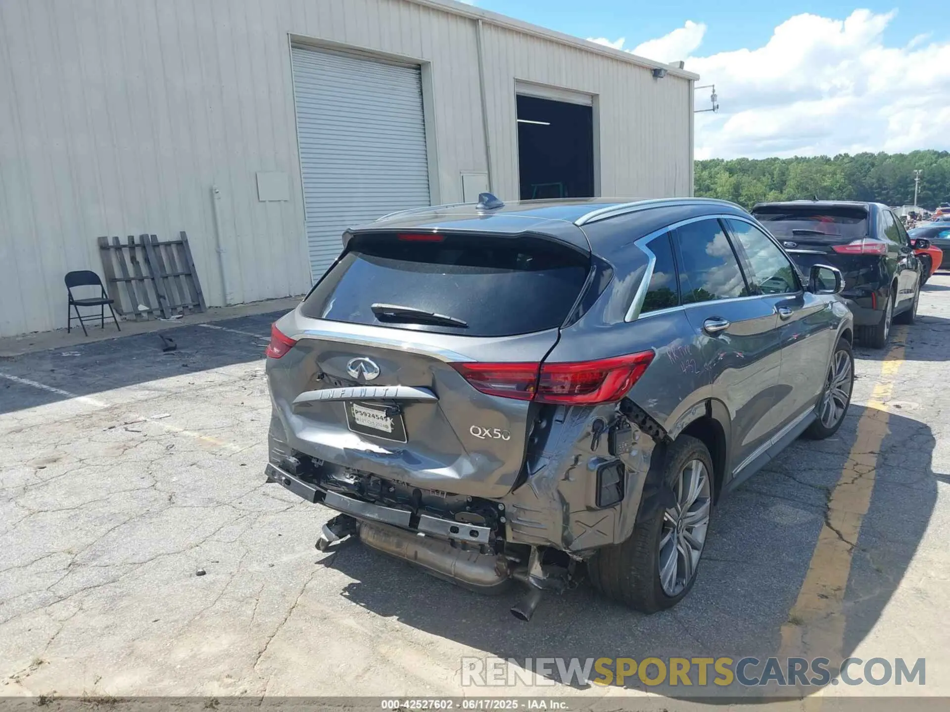 4 Фотография поврежденного автомобиля 3PCAJ5CA3MF115346 INFINITI QX50 2021
