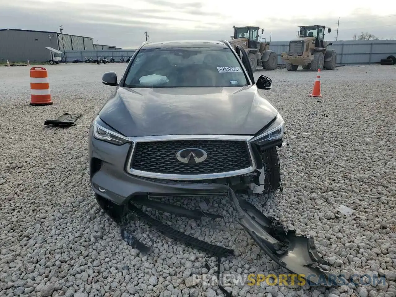 5 Photograph of a damaged car 3PCAJ5CA5MF119253 INFINITI QX50 2021