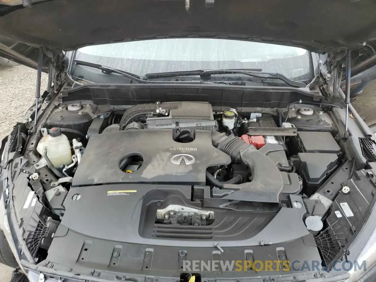 12 Photograph of a damaged car 3PCAJ5CA6MF104244 INFINITI QX50 2021