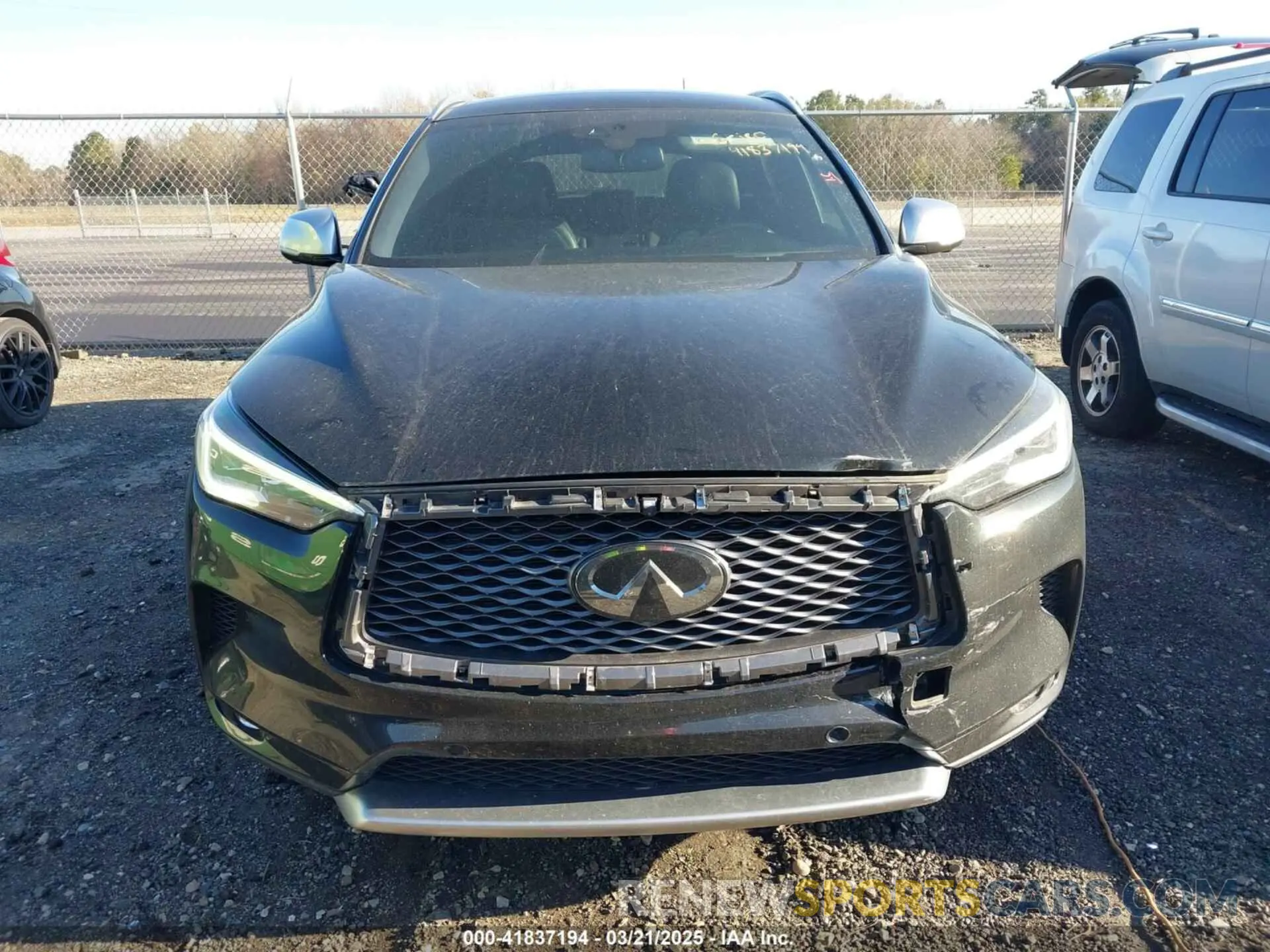 12 Photograph of a damaged car 3PCAJ5DA3MF120545 INFINITI QX50 2021