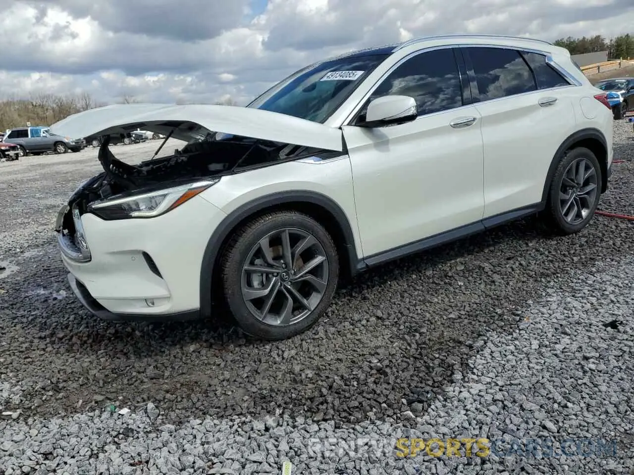 1 Photograph of a damaged car 3PCAJ5DAXMF115620 INFINITI QX50 2021