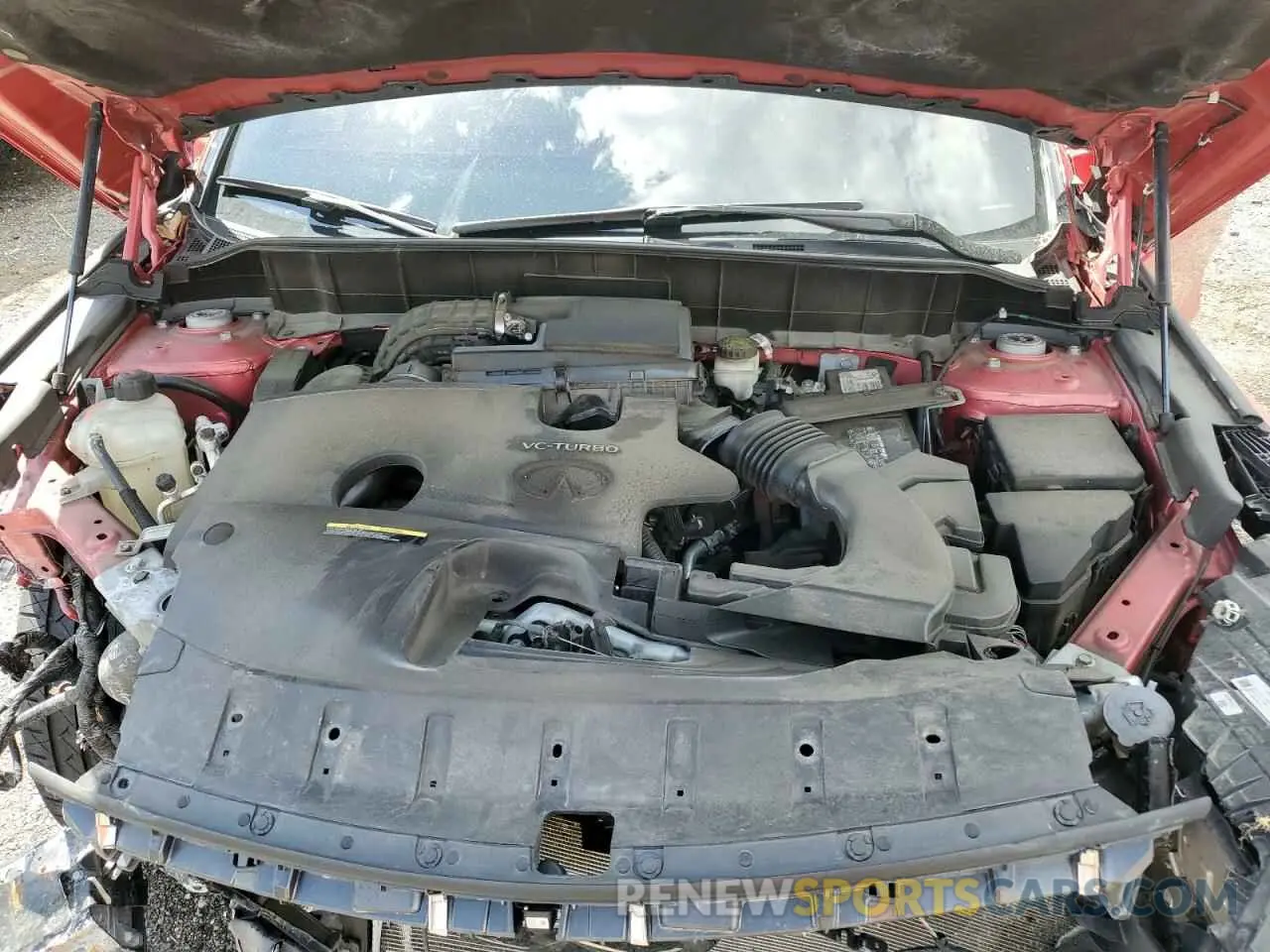 13 Photograph of a damaged car 3PCAJ5DAXMF117447 INFINITI QX50 2021