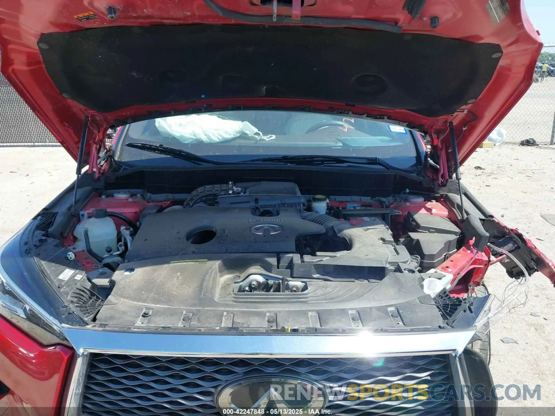 10 Фотография поврежденного автомобиля 3PCAJ5DB0MF111875 INFINITI QX50 2021