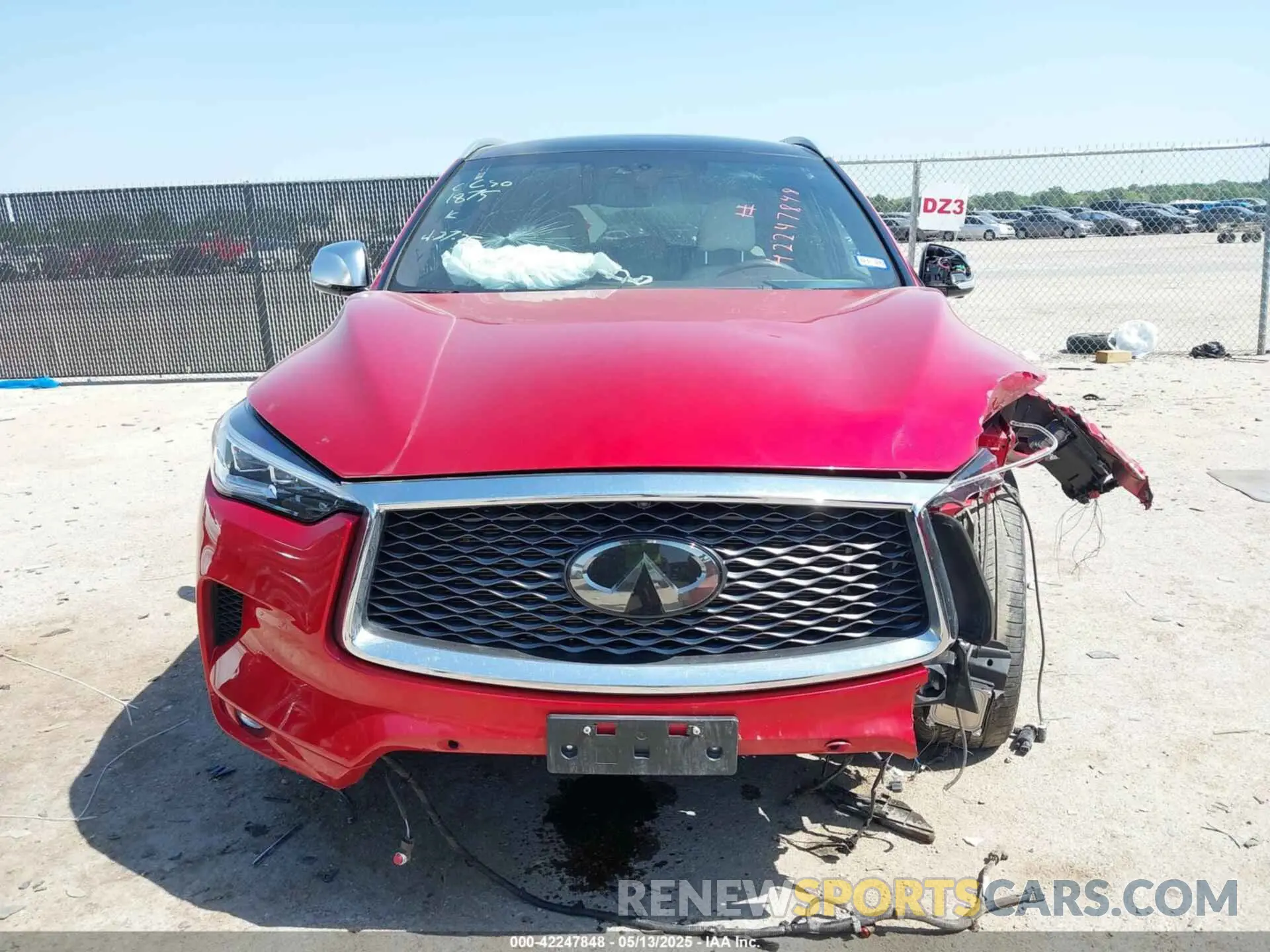 13 Фотография поврежденного автомобиля 3PCAJ5DB0MF111875 INFINITI QX50 2021