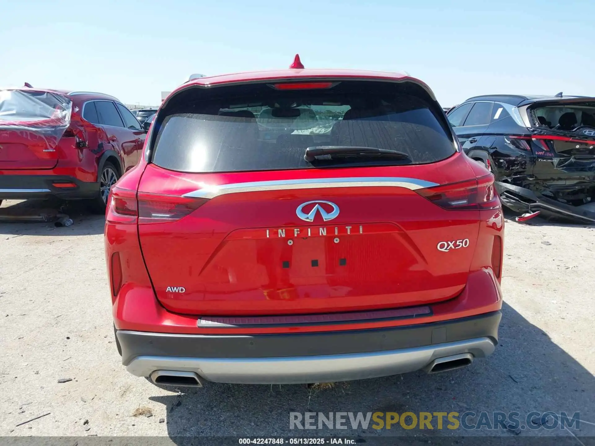 17 Фотография поврежденного автомобиля 3PCAJ5DB0MF111875 INFINITI QX50 2021