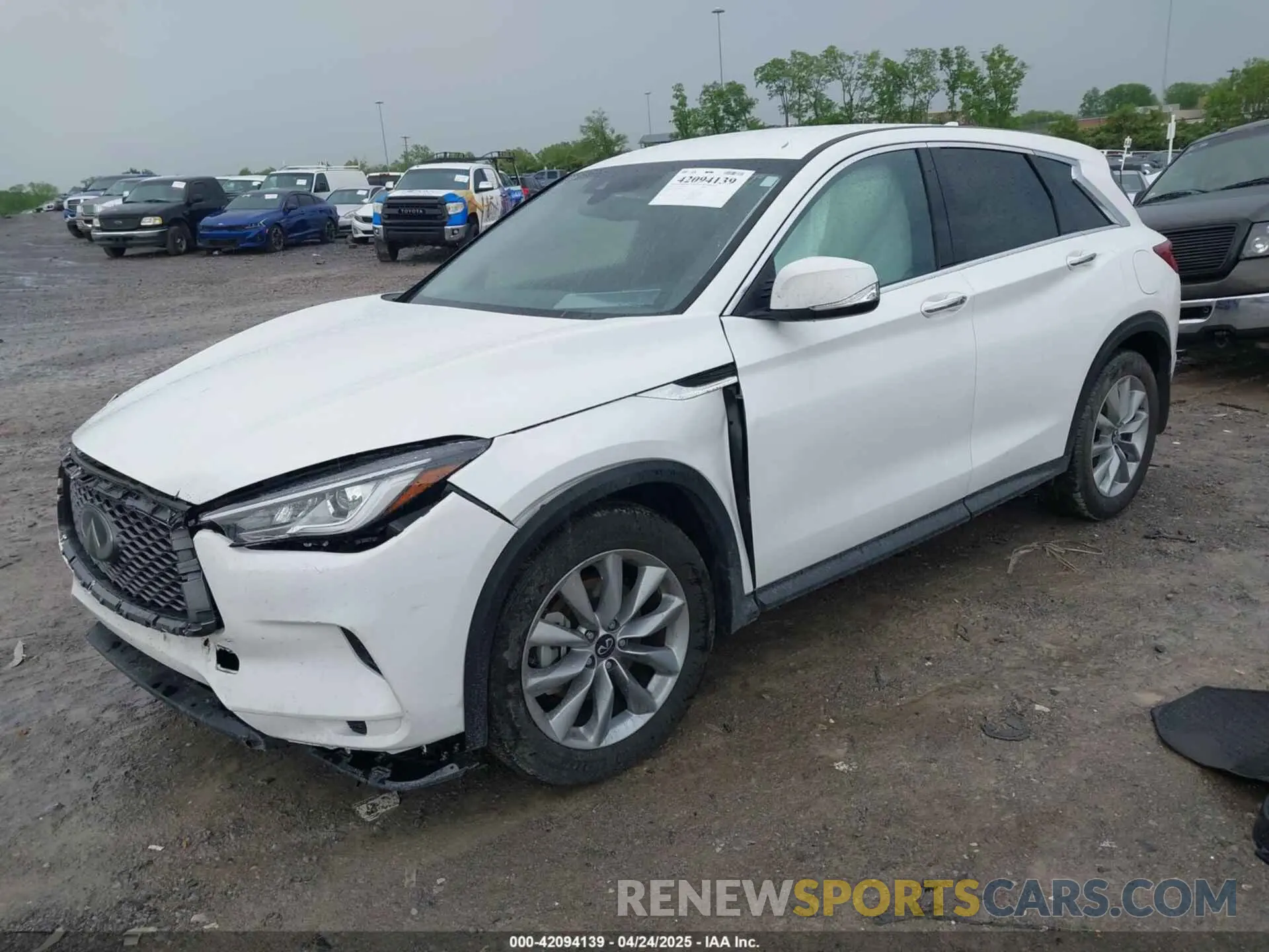 2 Фотография поврежденного автомобиля 3PCAJ5AAXNF120421 INFINITI QX50 2022