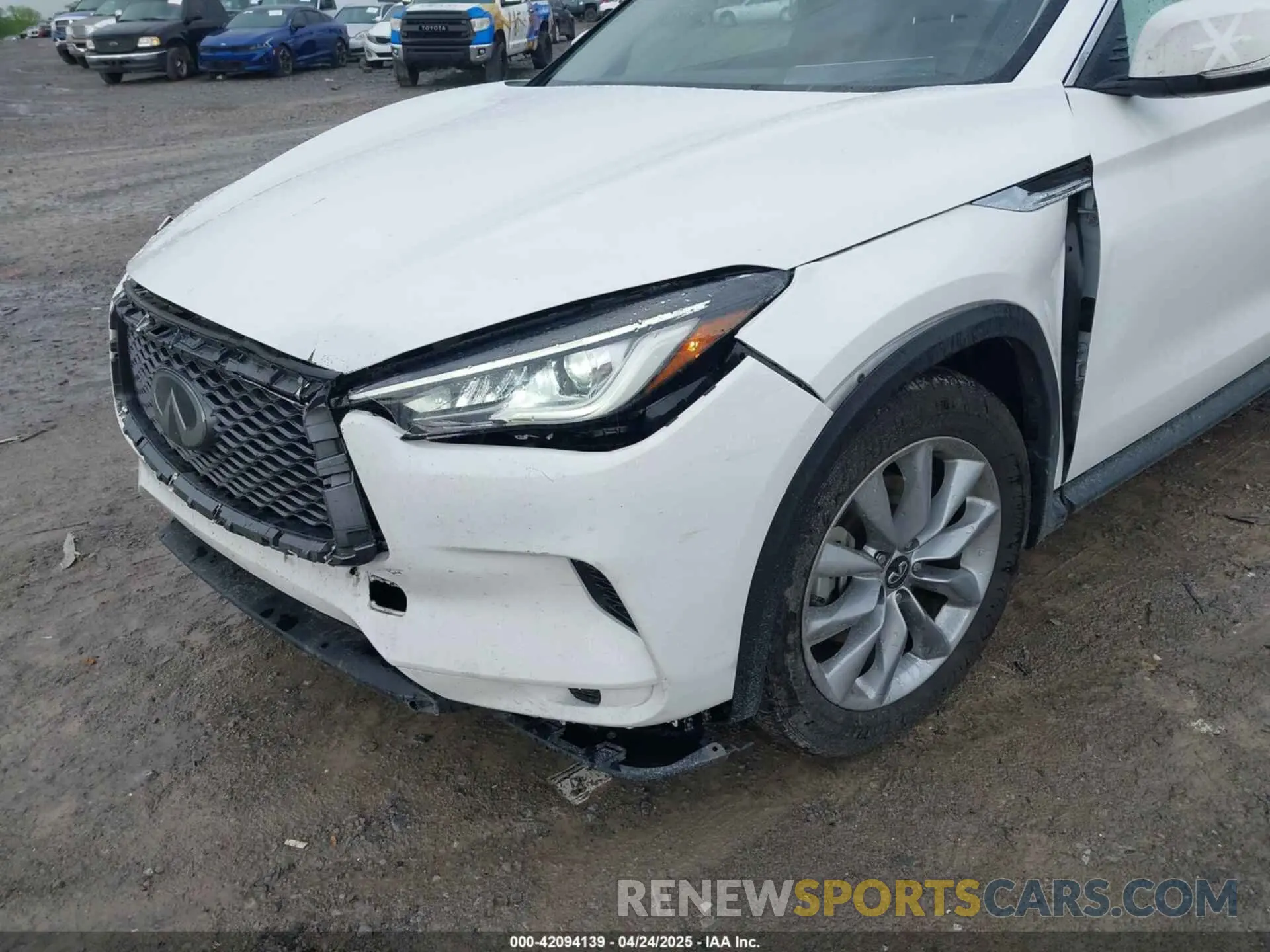 6 Фотография поврежденного автомобиля 3PCAJ5AAXNF120421 INFINITI QX50 2022