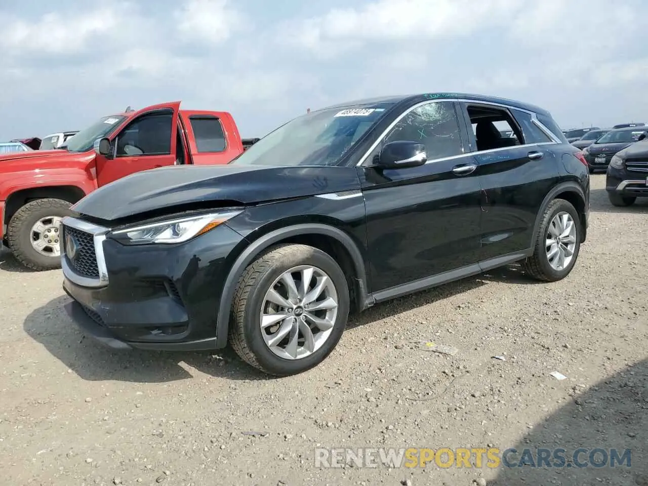 1 Photograph of a damaged car 3PCAJ5AB1NF116220 INFINITI QX50 2022