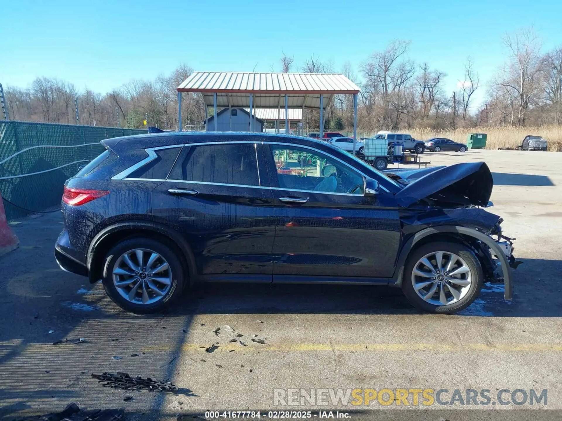 14 Photograph of a damaged car 3PCAJ5AB2NF120549 INFINITI QX50 2022