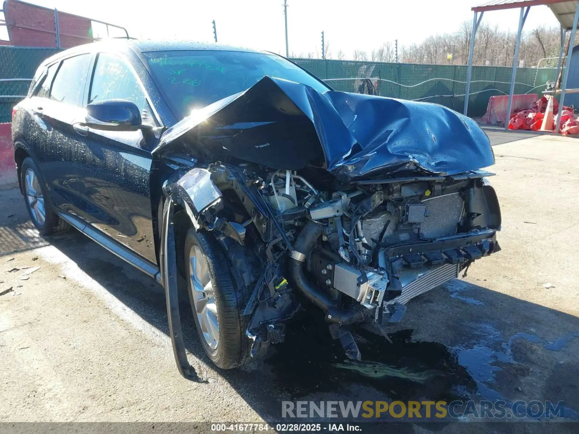 18 Photograph of a damaged car 3PCAJ5AB2NF120549 INFINITI QX50 2022