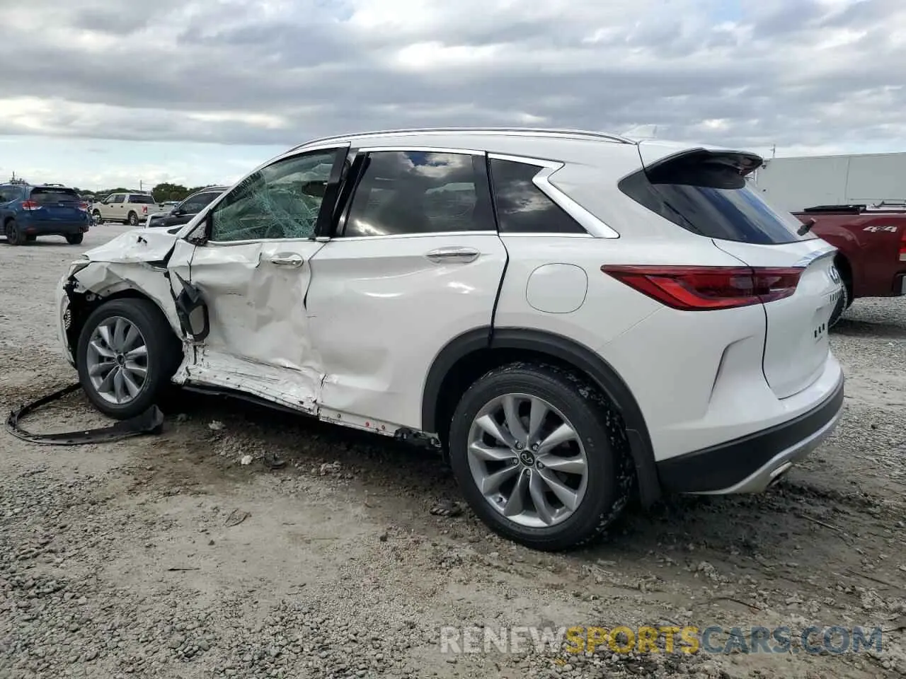 2 Фотография поврежденного автомобиля 3PCAJ5BA1NF107362 INFINITI QX50 2022