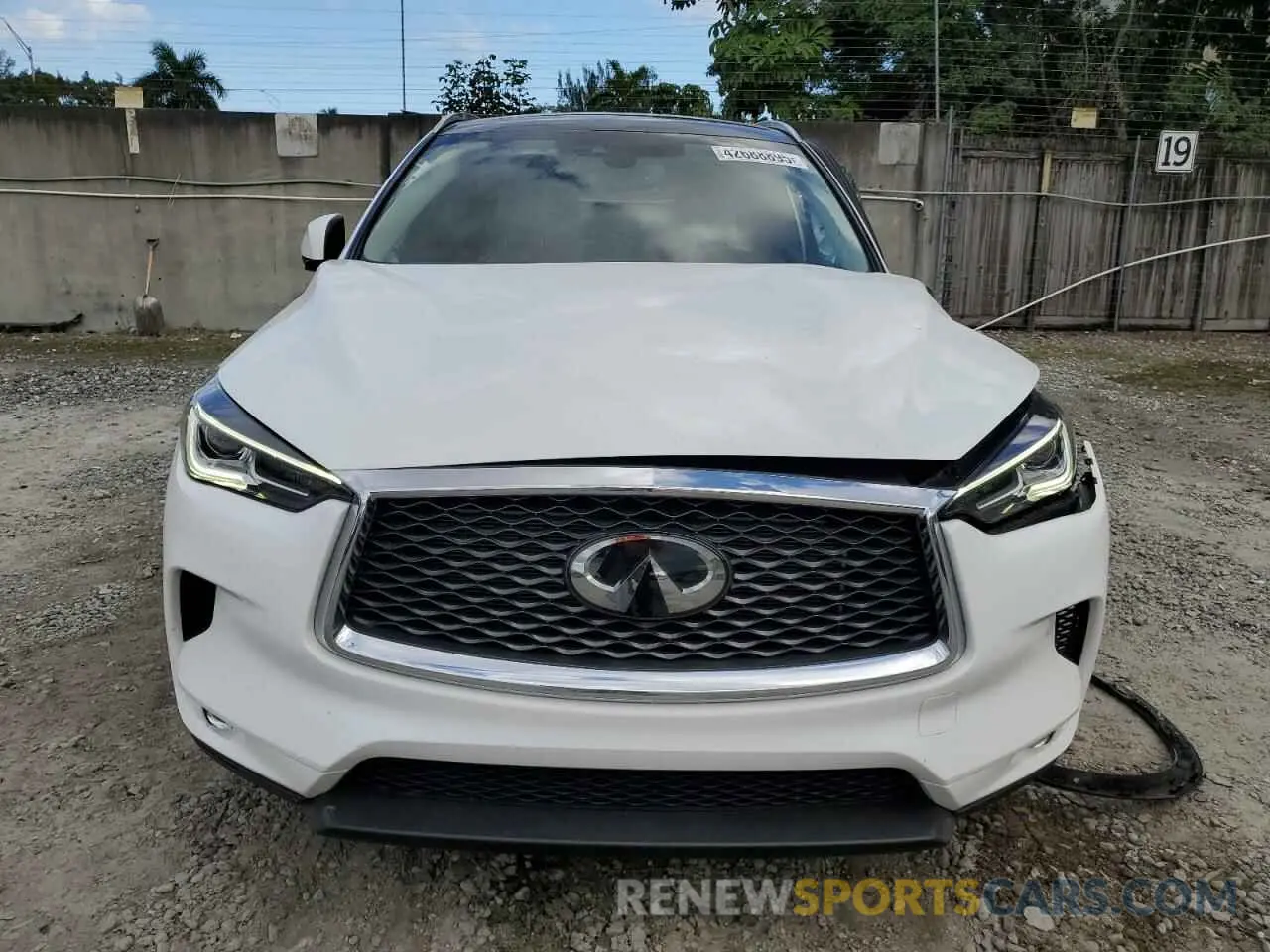 5 Фотография поврежденного автомобиля 3PCAJ5BA1NF107362 INFINITI QX50 2022