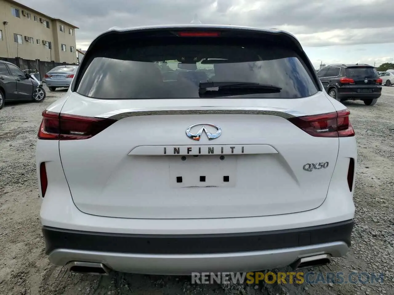 6 Фотография поврежденного автомобиля 3PCAJ5BA1NF107362 INFINITI QX50 2022