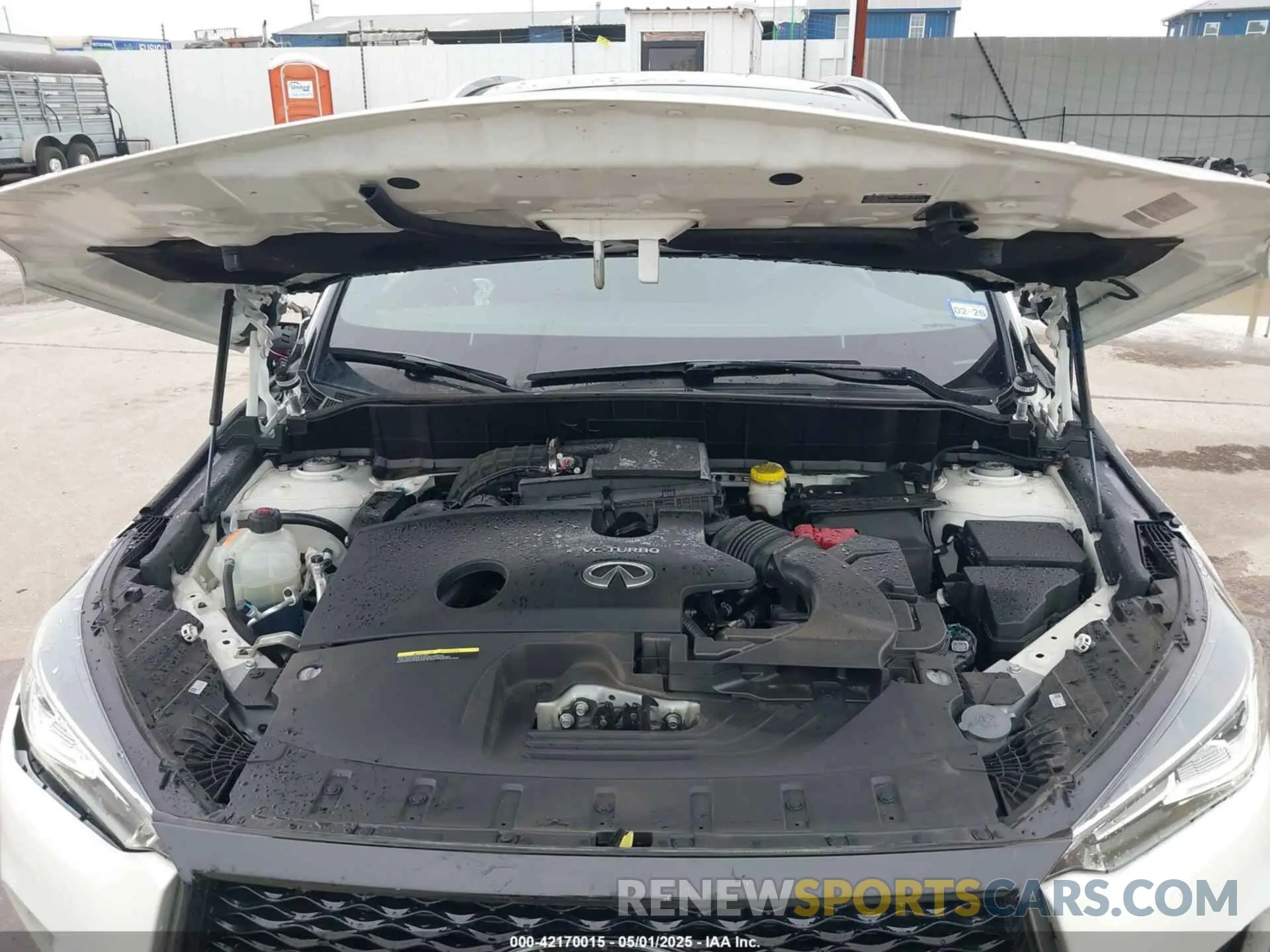 10 Photograph of a damaged car 3PCAJ5BA1NF107507 INFINITI QX50 2022