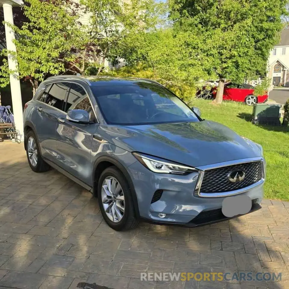 1 Photograph of a damaged car 3PCAJ5BA8NF108668 INFINITI QX50 2022