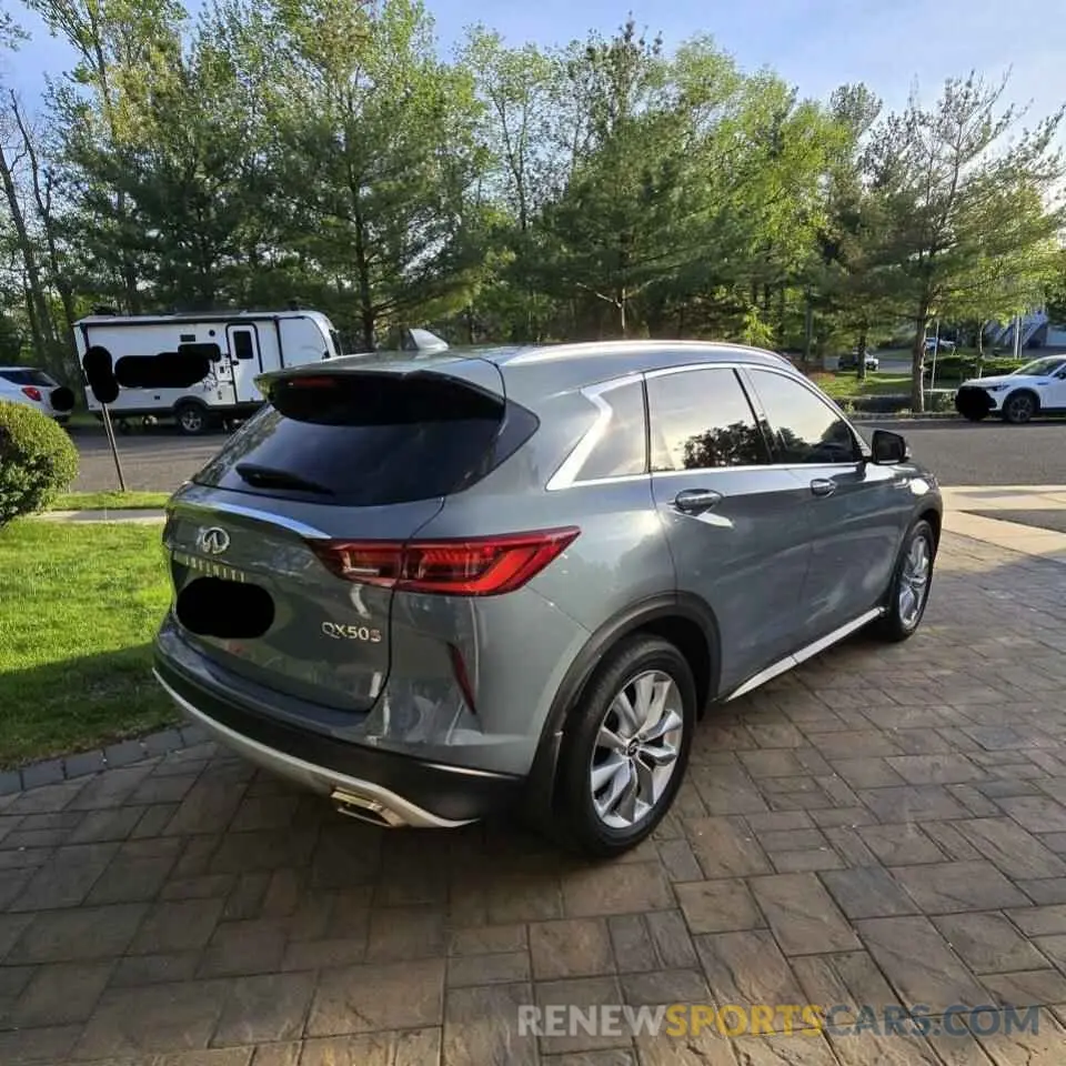 4 Photograph of a damaged car 3PCAJ5BA8NF108668 INFINITI QX50 2022