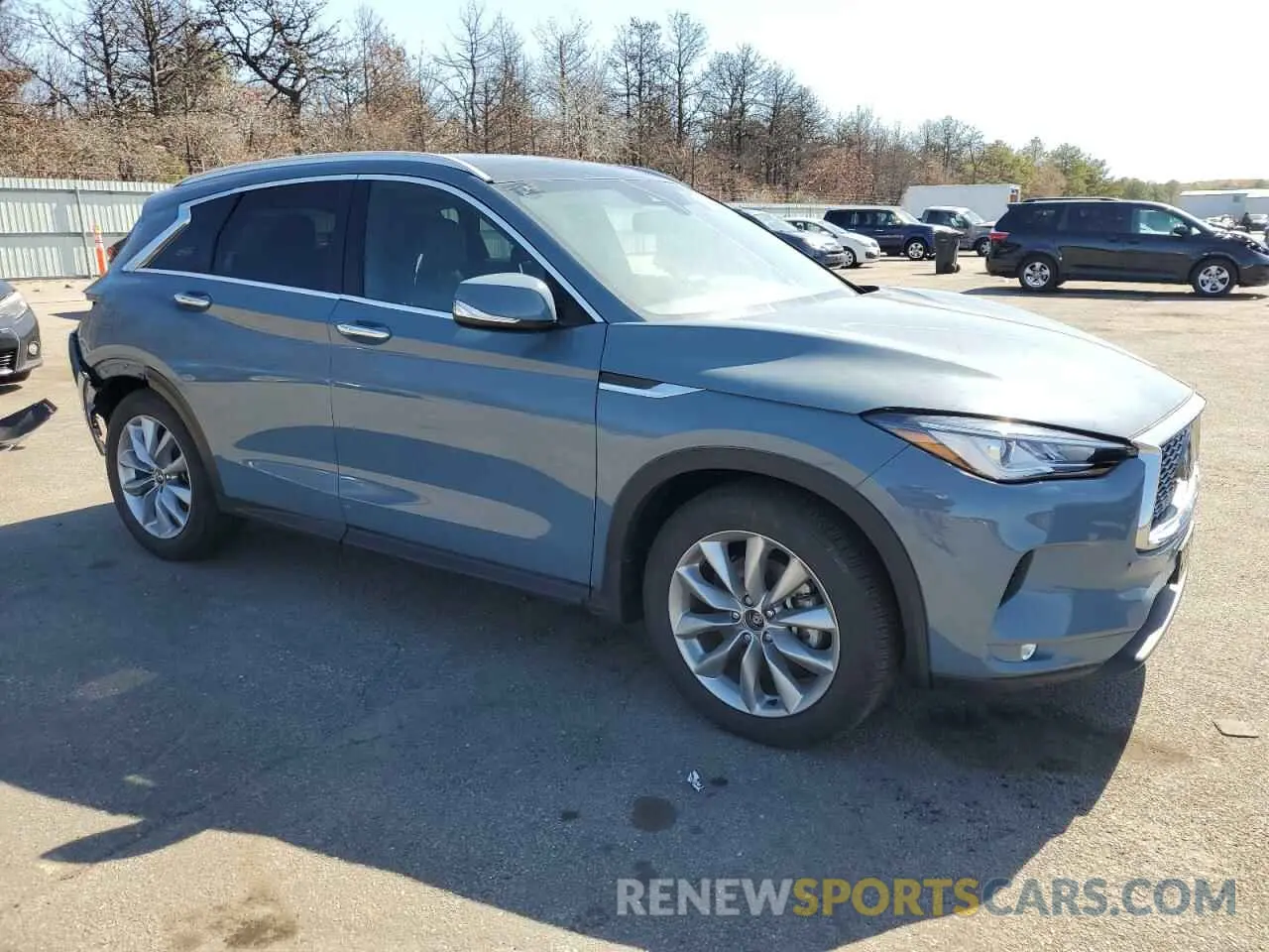 4 Фотография поврежденного автомобиля 3PCAJ5BB1NF120556 INFINITI QX50 2022