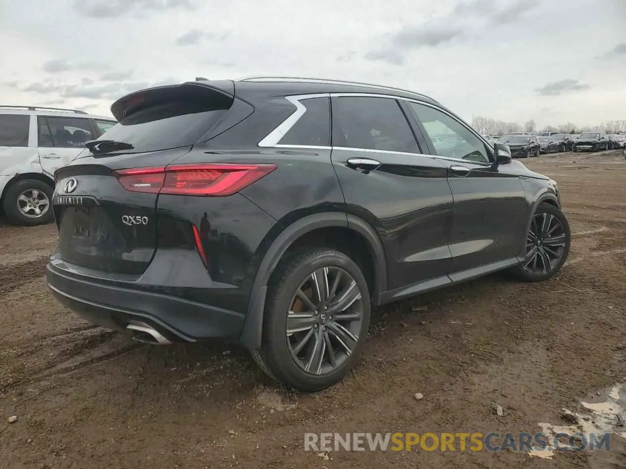 3 Фотография поврежденного автомобиля 3PCAJ5BB7NF108198 INFINITI QX50 2022