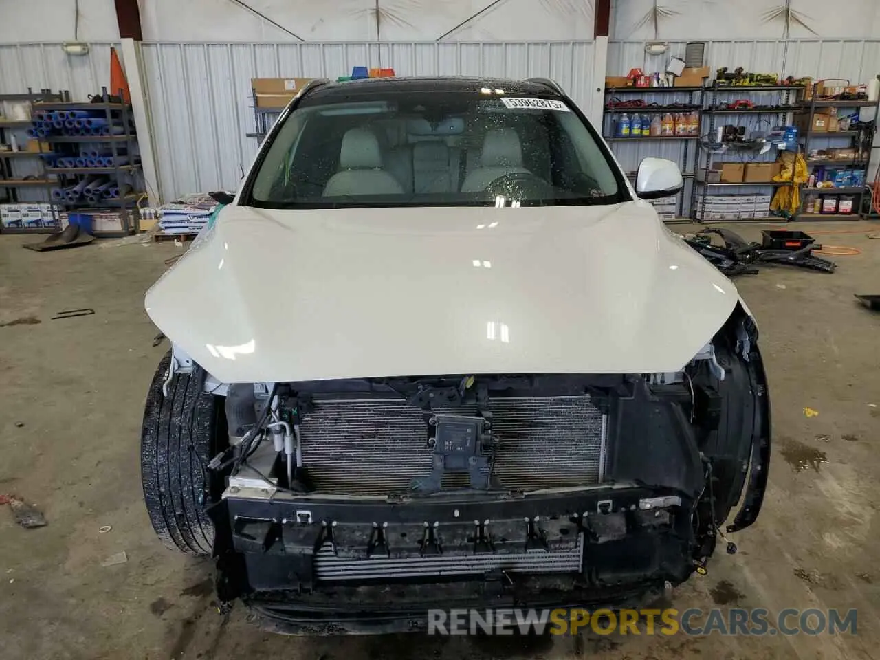 5 Photograph of a damaged car 3PCAJ5BB7NF114132 INFINITI QX50 2022