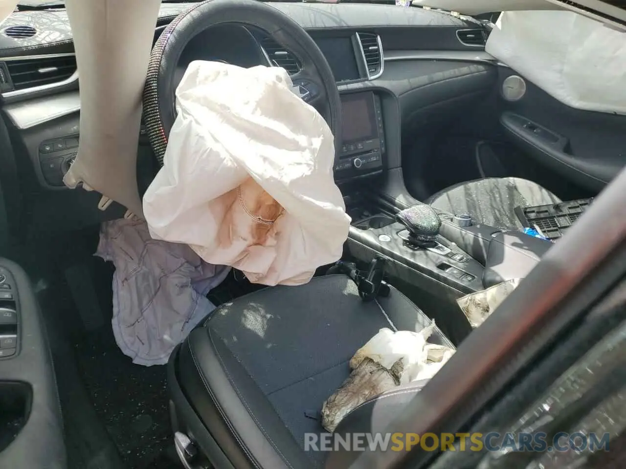 8 Photograph of a damaged car 3PCAJ5CA9NF118057 INFINITI QX50 2022