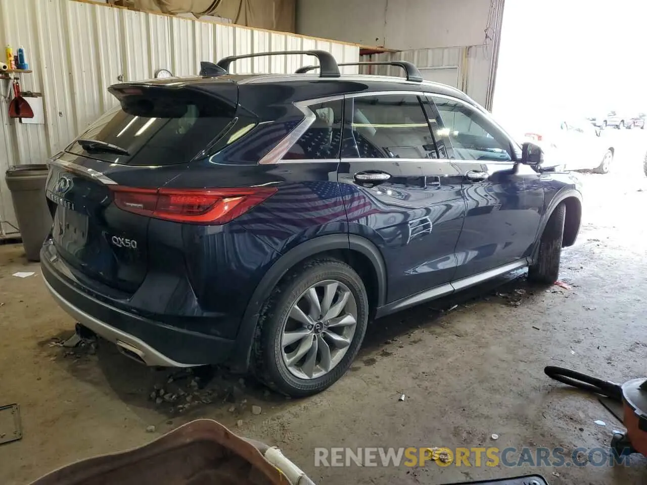3 Фотография поврежденного автомобиля 3PCAJ5CB4NF118296 INFINITI QX50 2022