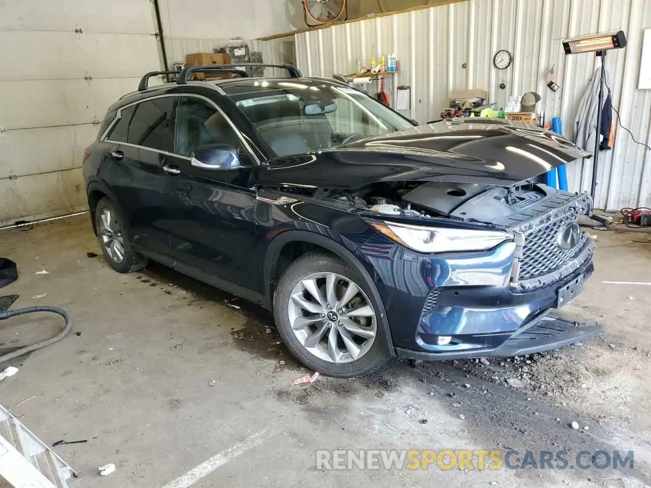 4 Фотография поврежденного автомобиля 3PCAJ5CB4NF118296 INFINITI QX50 2022
