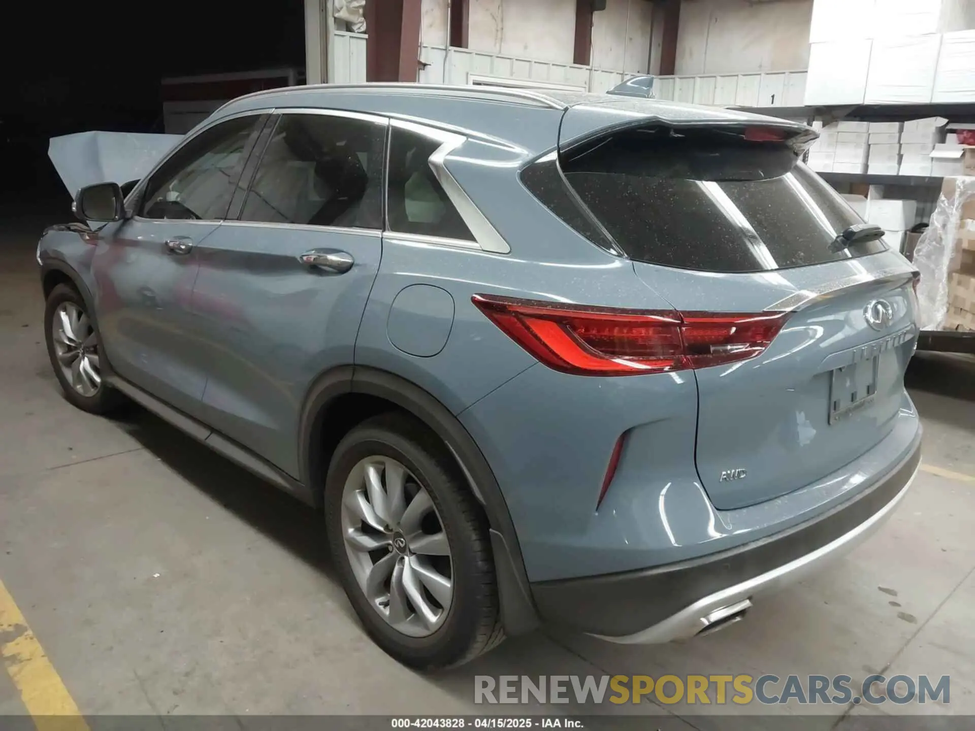 3 Фотография поврежденного автомобиля 3PCAJ5CB6NF121488 INFINITI QX50 2022
