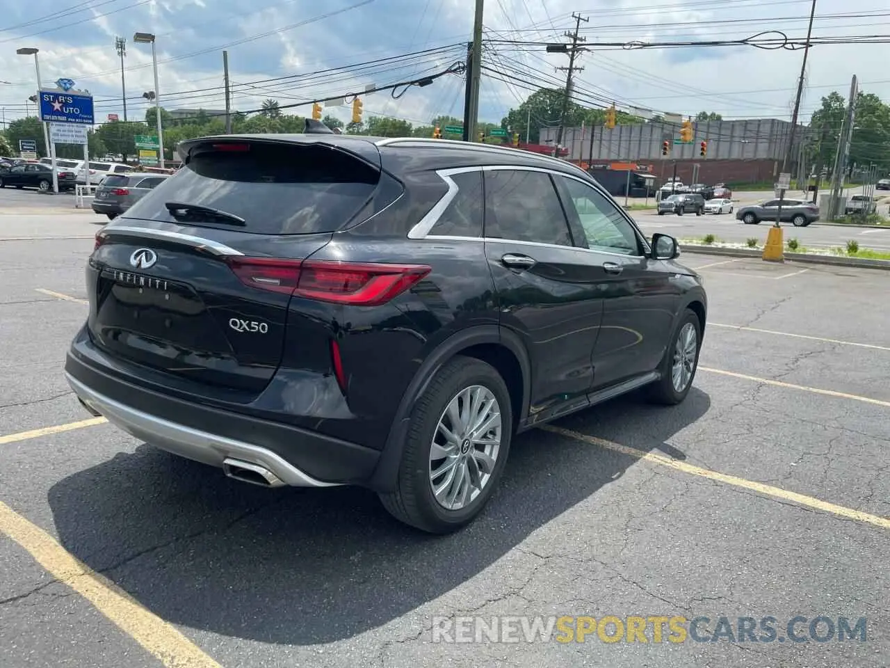 4 Фотография поврежденного автомобиля 3PCAJ5BA0PF108571 INFINITI QX50 2023