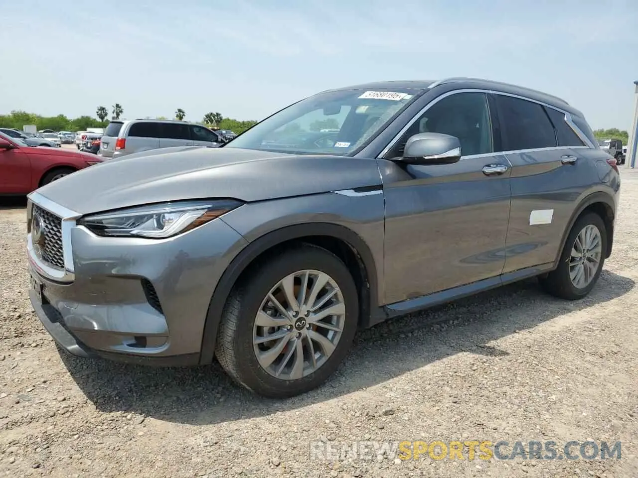 1 Photograph of a damaged car 3PCAJ5BA1PF114041 INFINITI QX50 2023