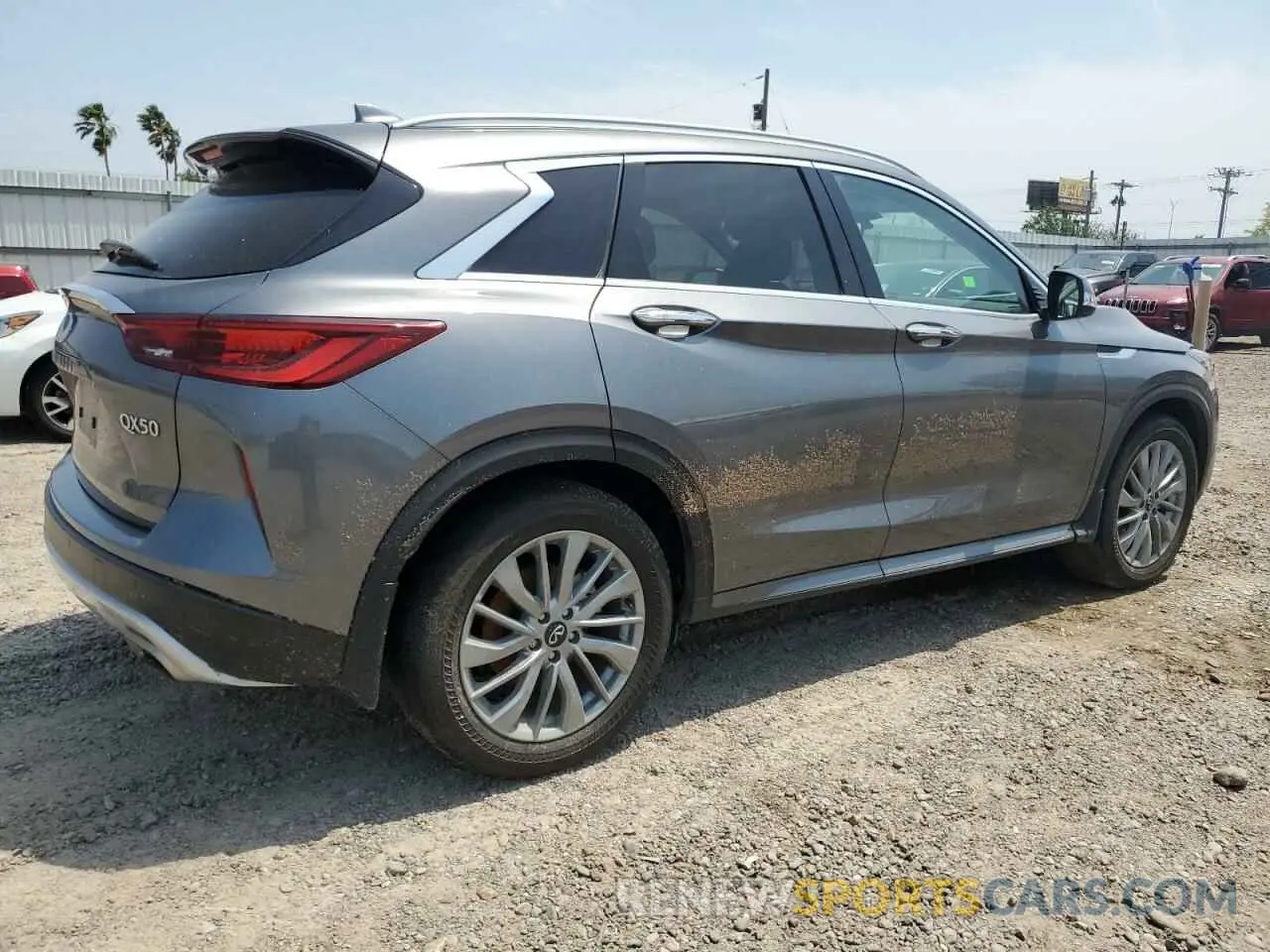 3 Photograph of a damaged car 3PCAJ5BA1PF114041 INFINITI QX50 2023