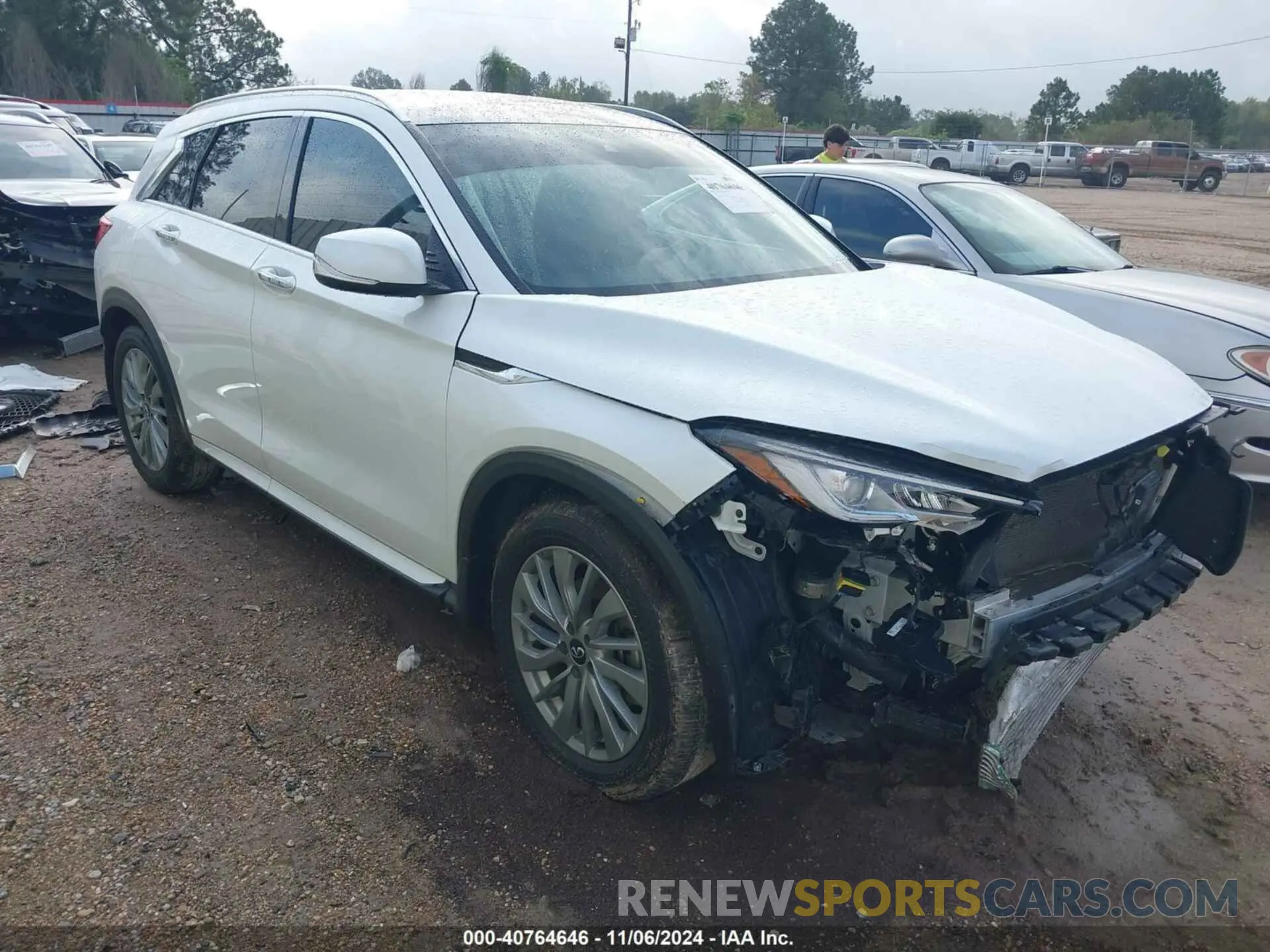 1 Фотография поврежденного автомобиля 3PCAJ5BA3PF114574 INFINITI QX50 2023