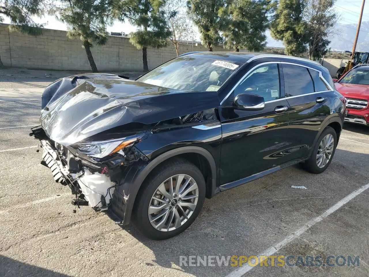 1 Фотография поврежденного автомобиля 3PCAJ5BA5PF121395 INFINITI QX50 2023